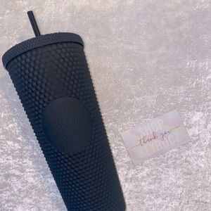 Starbucks Matte Black Studded Tumbler